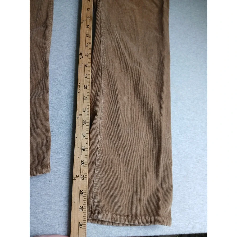 Faherty Pants 36x30 Corduroy Organic Cotton Cord Straight Leg Preppy Brown